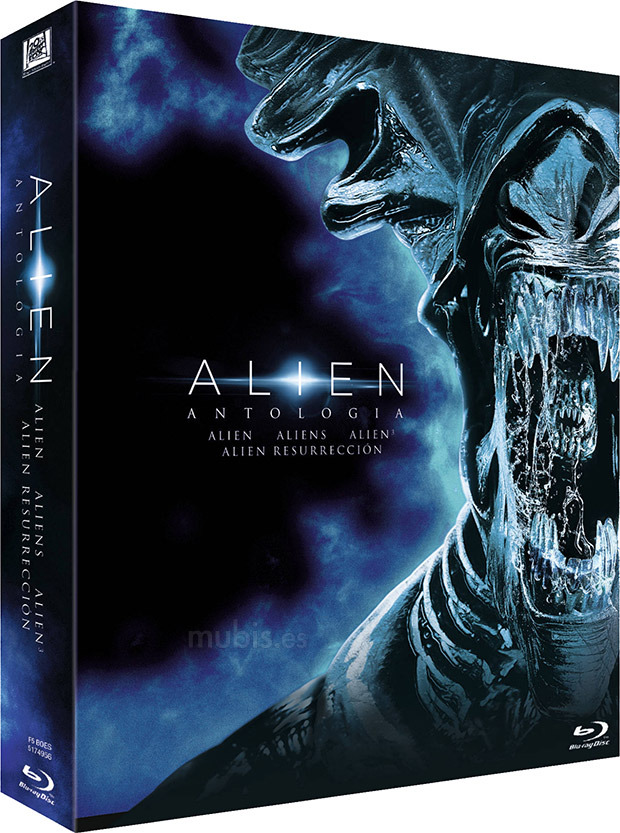 Diseño de la carátula de Alien Antología en Blu-ray