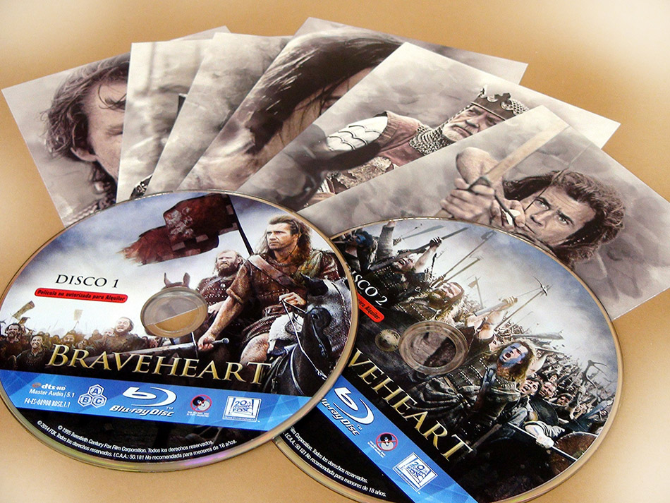 Fotografías de Braveheart edición coleccionista en Blu-ray 26