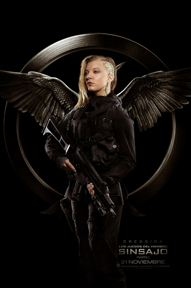Póster de Katniss para Los Juegos del Hambre: Sinsajo. Parte 1