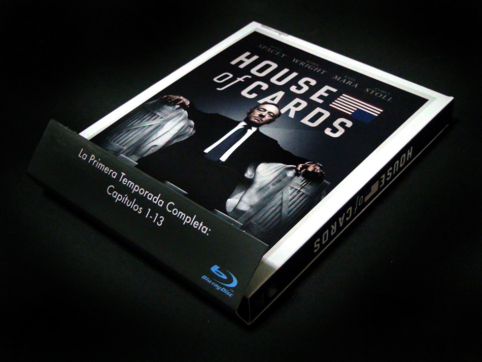 Fotografías del Digipak de House of Cards primera temporada en Blu-ray