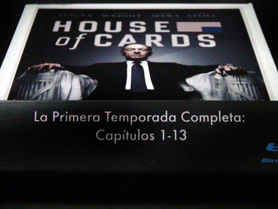 Fotografías del Digipak de House of Cards primera temporada en Blu-ray 4