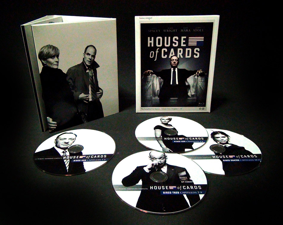 Fotografías del Digipak de House of Cards primera temporada en Blu-ray 20