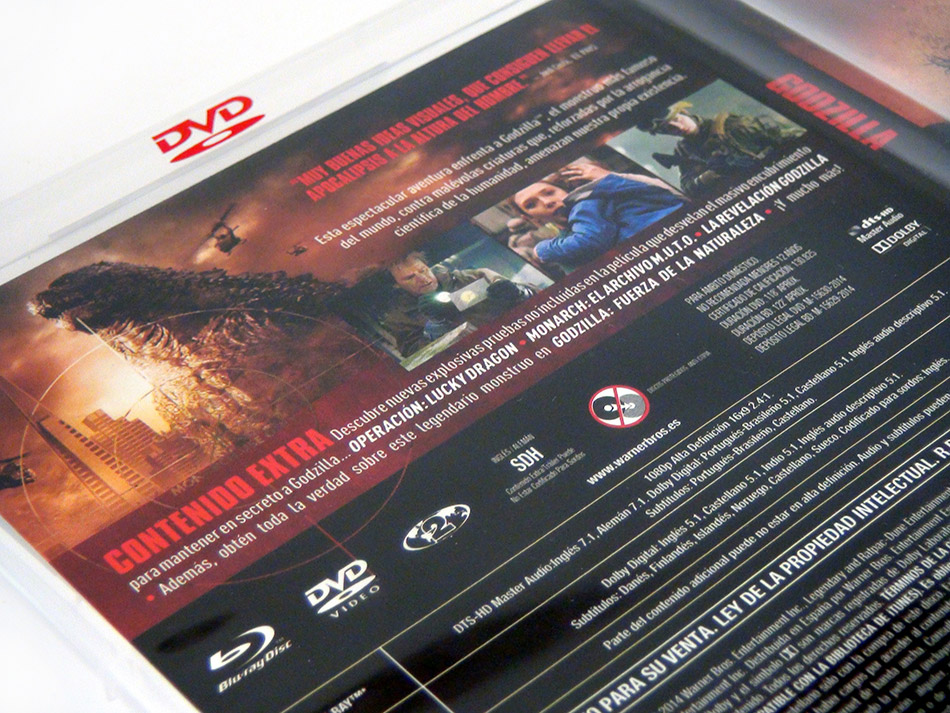 Reportaje fotográfico de Godzilla (2014) en Blu-ray 13