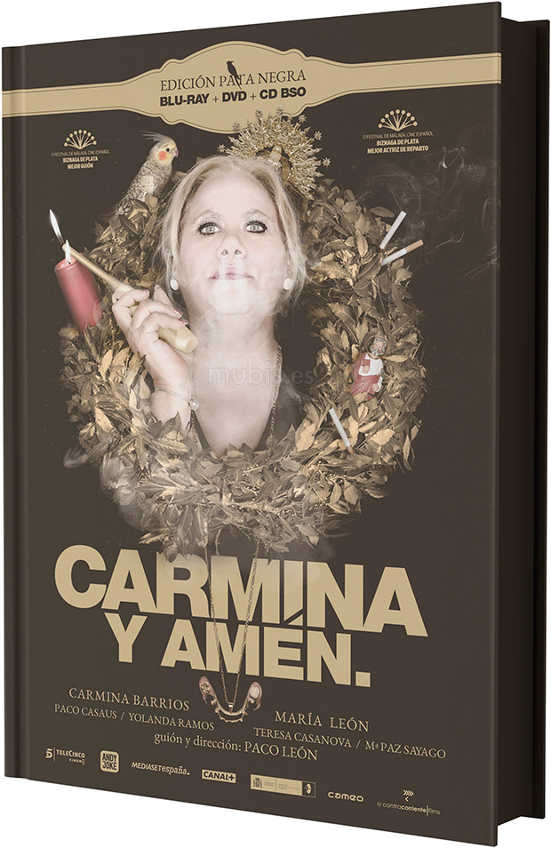 Carátula completa del Blu-ray de Carmina y Amén - Edición Pata Negra