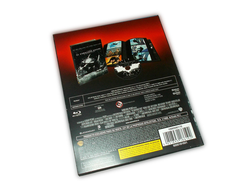 Fotografías del Digibook de El Caballero Oscuro: La Leyenda Renace en Blu-ray 3