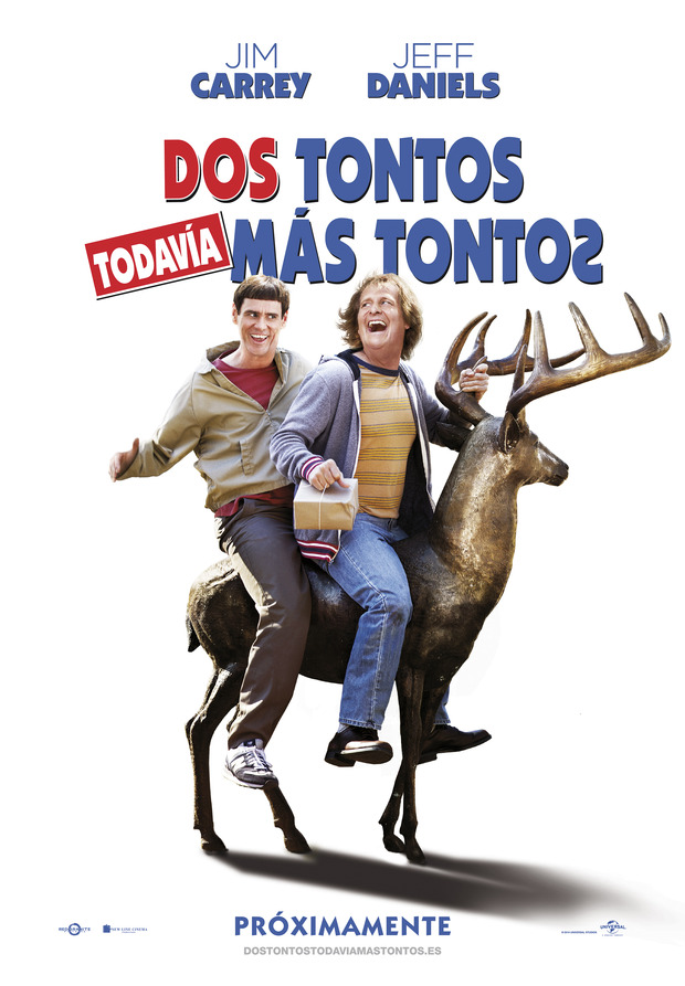Nuevo cartel de Dos Tontos todavía más Tontos y notas de producción 2