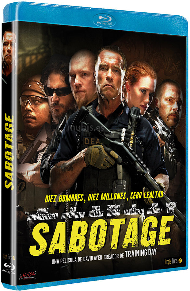 Extras de Sabotage en Blu-ray