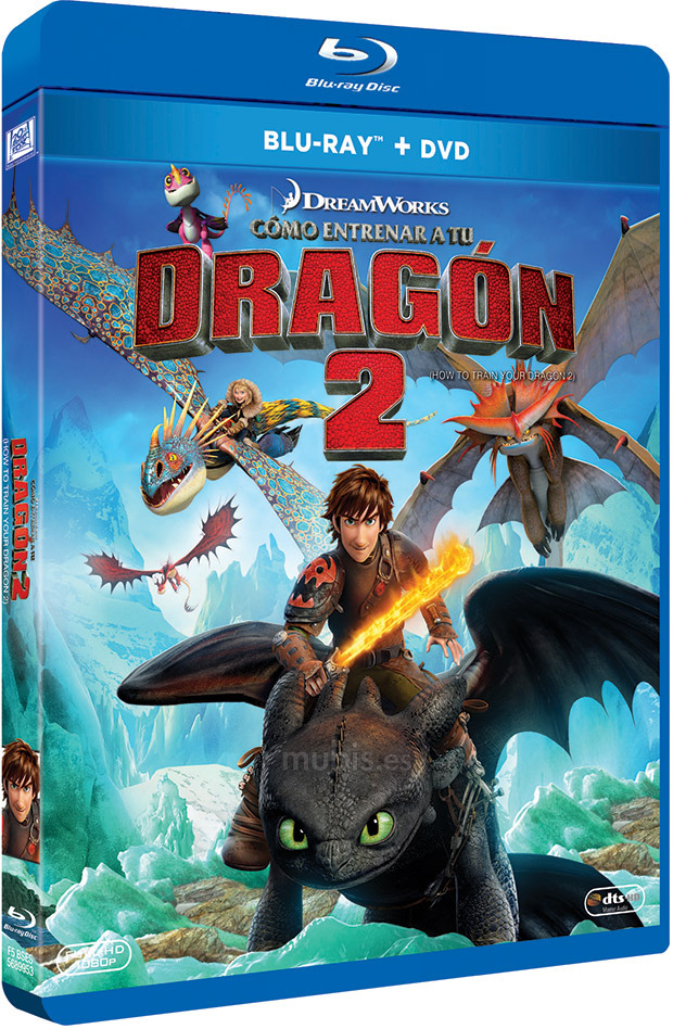 Detalles del Blu-ray de Cómo Entrenar a tu Dragón 2