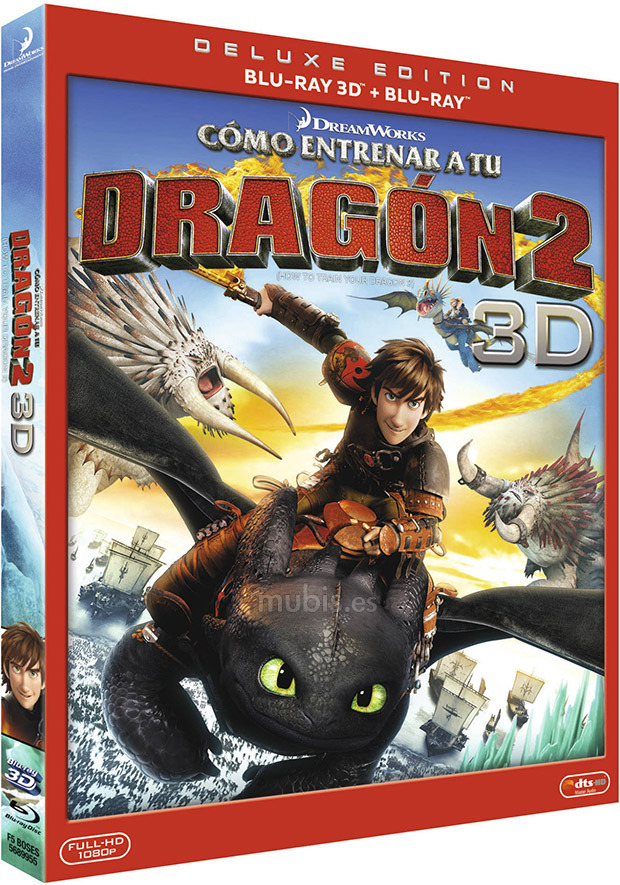 Detalles del Blu-ray de Cómo Entrenar a tu Dragón 2