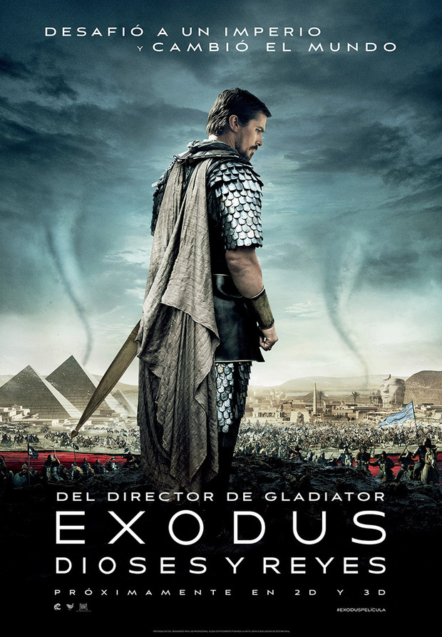 Póster final de Exodus: Dioses y Reyes y reportajes