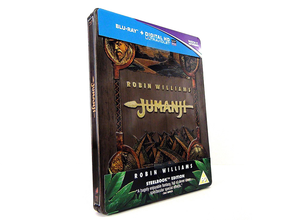 Fotografías del Steelbook de Jumanji en Blu-ray 1
