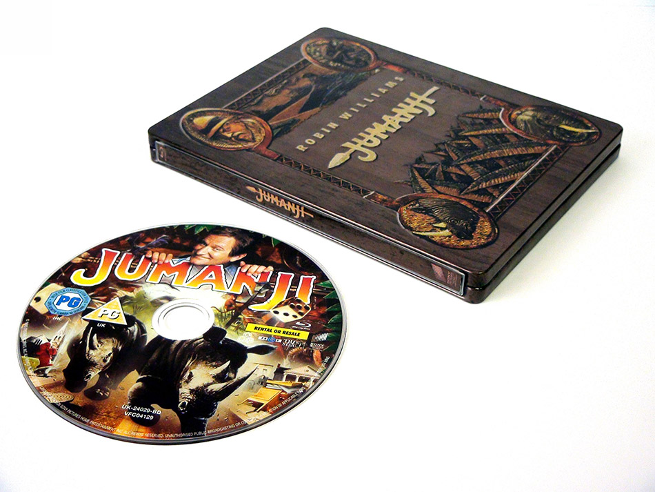 Fotografías del Steelbook de Jumanji en Blu-ray 20