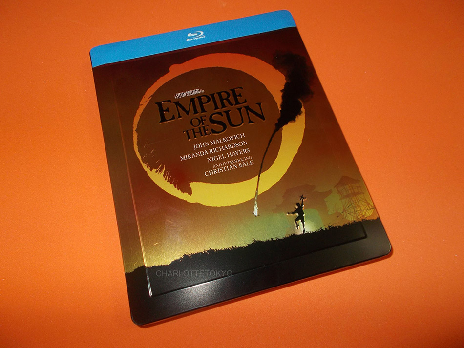 Fotografías del Steelbook de El Imperio del Sol en Blu-ray