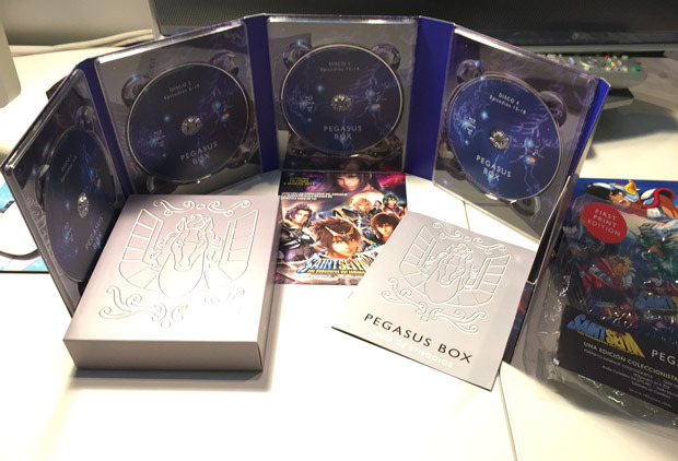 Detalles del Blu-ray de Los Caballeros del Zodiaco (Saint Seiya) - Pegasus Box Coleccionista