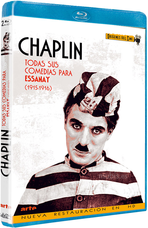 Anuncio oficial del Blu-ray de Chaplin: Todas sus comedias para Essanay (1915-1916)