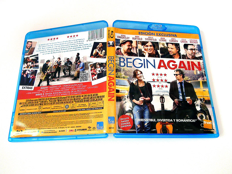 Fotografías de Begin Again con BSO en Blu-ray 9