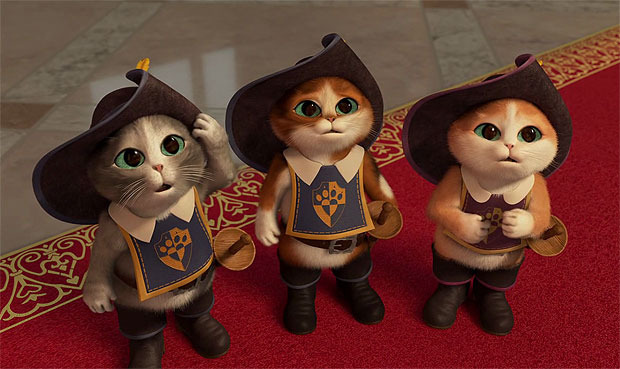 Carátula de El Gato con Botas en Blu-ray 3D