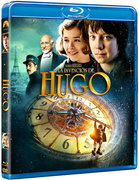 Carátula de La Invención de Hugo en Blu-ray