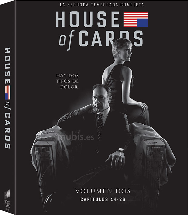 Detalles de la caja de House of Cards - Segunda Temporada en Blu-ray