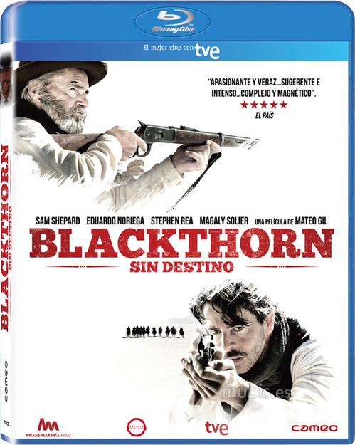 Detalles del Blu-ray de Blackthorn. Sin destino