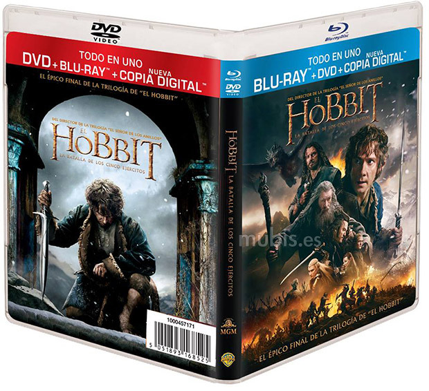 Anuncio de El Hobbit: La Batalla de los Cinco Ejércitos en Blu-ray 2
