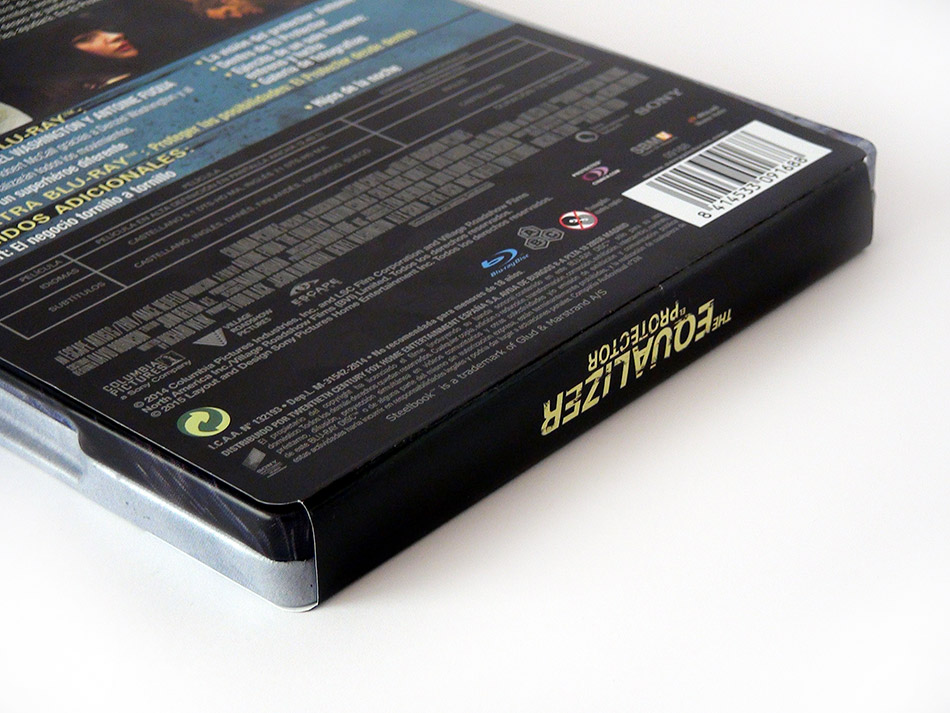Fotografías del Steelbook de The Equalizer: El Protector en Blu-ray 5