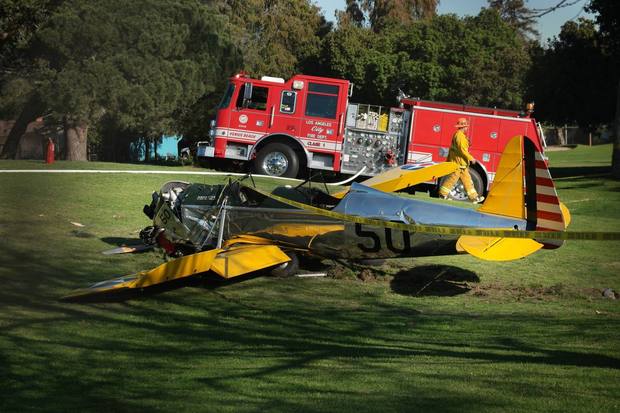 Harrisond Ford fuera de peligro tras un accidente en avioneta