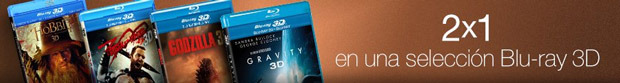 2x1 en Blu-ray 3D de Warner en marzo de 2015