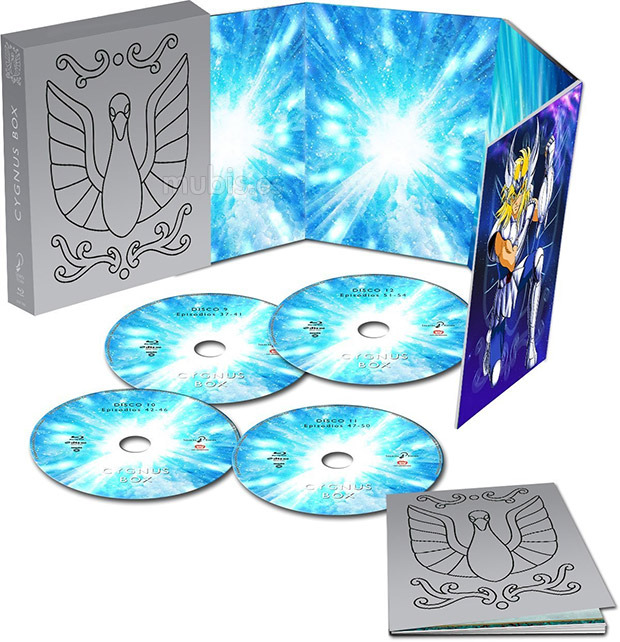 Detalles del Blu-ray de Los Caballeros del Zodiaco (Saint Seiya) - Cygnus Box Coleccionista