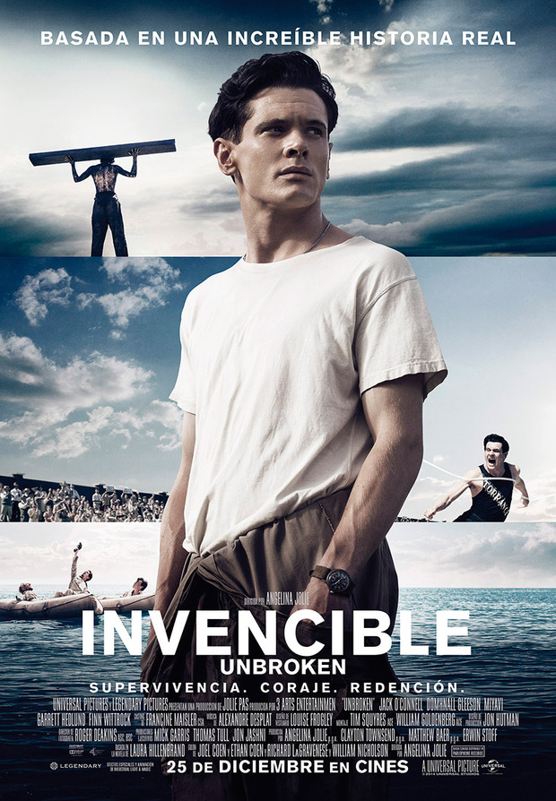 Fecha de lanzamiento para Invencible (Unbroken) en Blu-ray