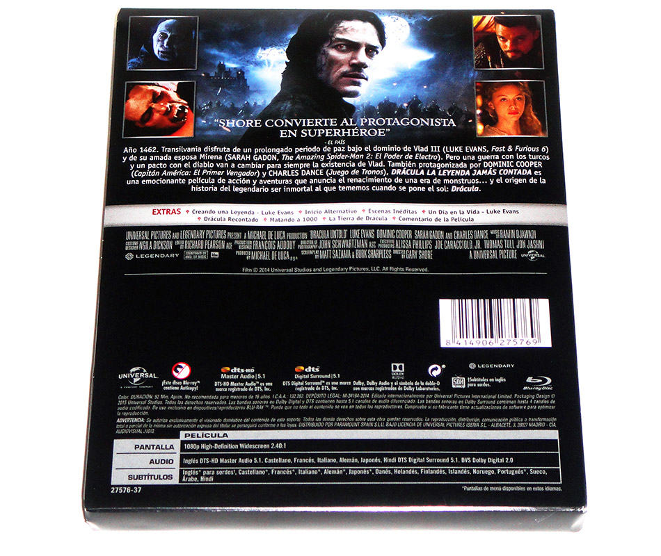 Fotografías del Steelbook de Drácula - La Leyenda  en Blu-ray 2