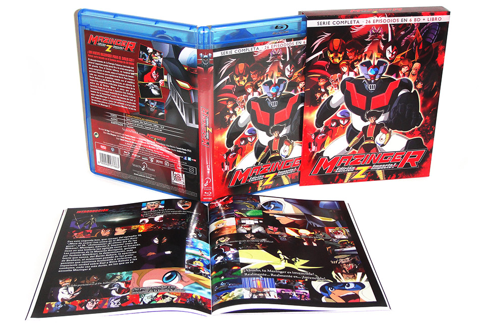 Fotografías de la serie completa de Mazinger Z Edición Impacto en Blu-ray 9