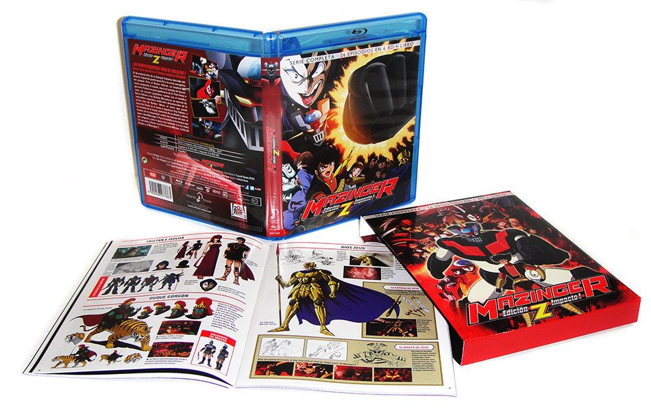 Fotografías de la serie completa de Mazinger Z Edición Impacto en Blu-ray 10