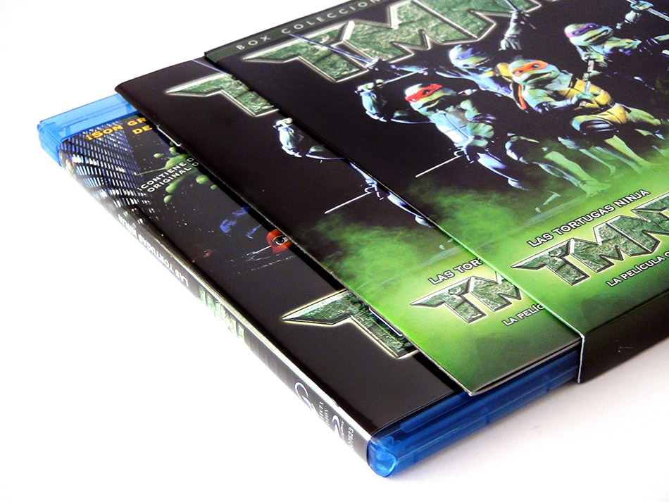 Fotografías del pack con las películas clásicas de las Tortugas Ninja en Blu-ray 8