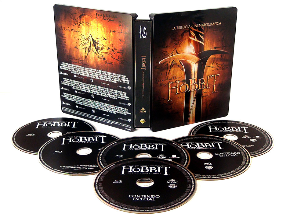 Fotografías del Steelbook con la Trilogía de El Hobbit en Blu-ray 21