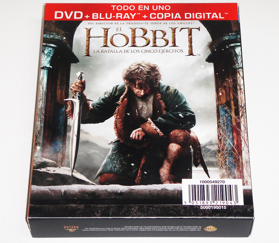 Fotografías de la edición especial de El Hobbit: La Batalla de los Cinco Ejércitos en Blu-ray 2