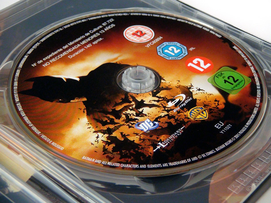 Fotografías del Steelbook de Batman Begins en Blu-ray 11