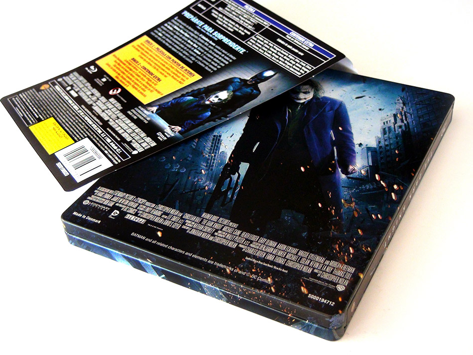 Fotografías del Steelbook de El Caballero Oscuro en Blu-ray 7