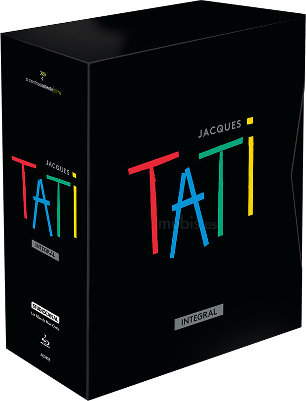 Diseño de la carátula de Jacques Tati Integral en Blu-ray