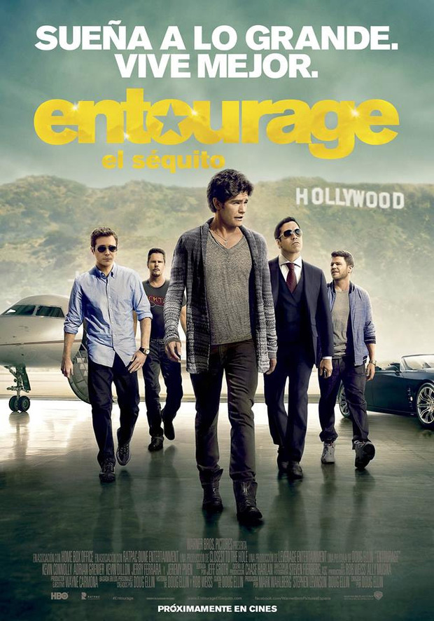 Primer tráiler y póster de la película de Entourage (El Séquito)