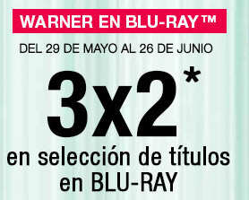 3x2 en una selección de Blu-ray de Warner en fnac.es