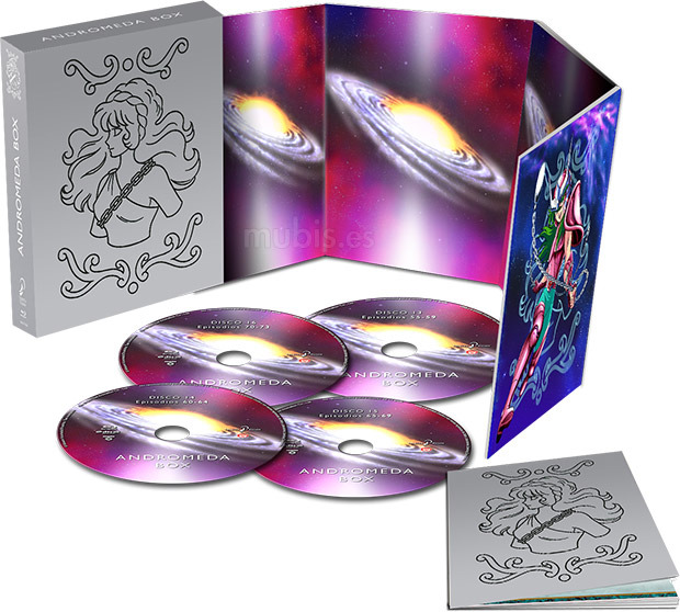 Detalles del Blu-ray de Los Caballeros del Zodiaco (Saint Seiya) - Andromeda Box Coleccionista