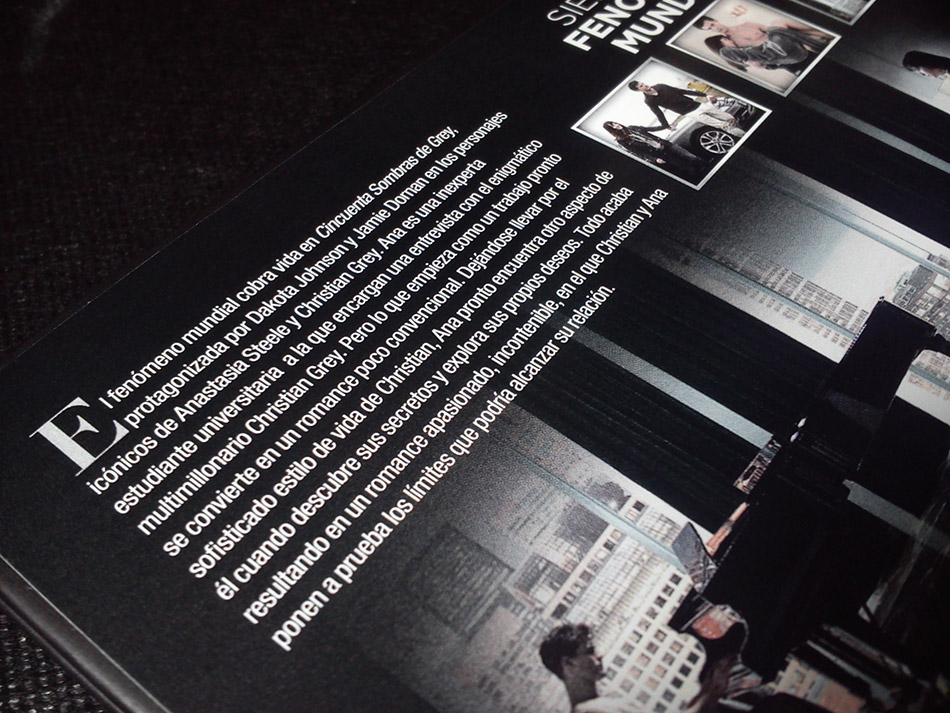 Fotografías del Digibook de Cincuenta Sombras de Grey en Blu-ray 6