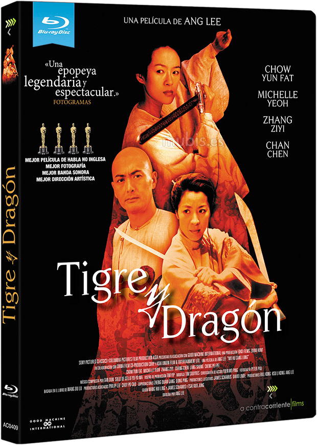 Detalles del Blu-ray de Tigre y Dragón