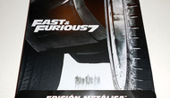 Fotografías del Steelbook de Fast & Furious 7 en Blu-ray