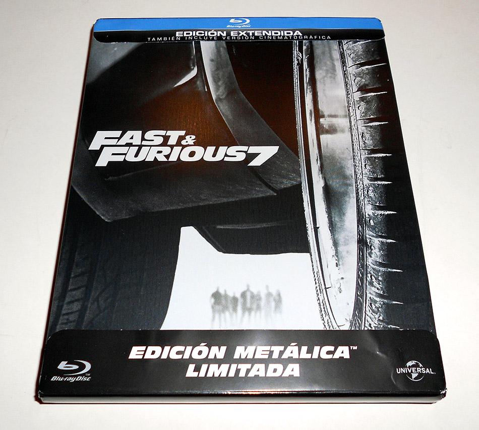 Fotografías del Steelbook de Fast & Furious 7 en Blu-ray