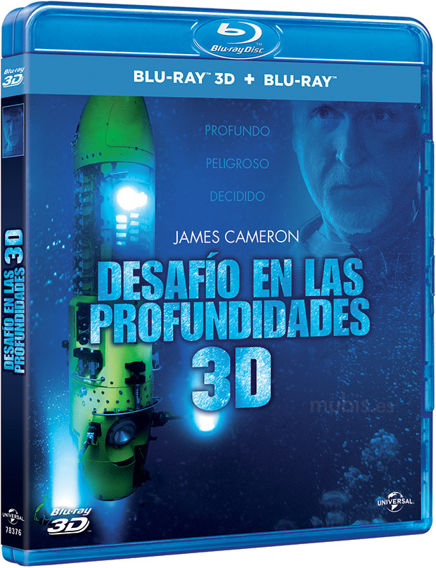 Desvelada la carátula del Blu-ray+Blu-ray 3D de James Cameron, Desafío en las Profundidades