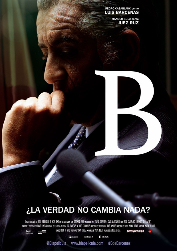 Tráiler y cartel de B, la película de Bárcenas 2