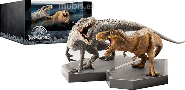 Diseño de la carátula de Jurassic World - Edición Limitada con Figuras en Blu-ray 3D