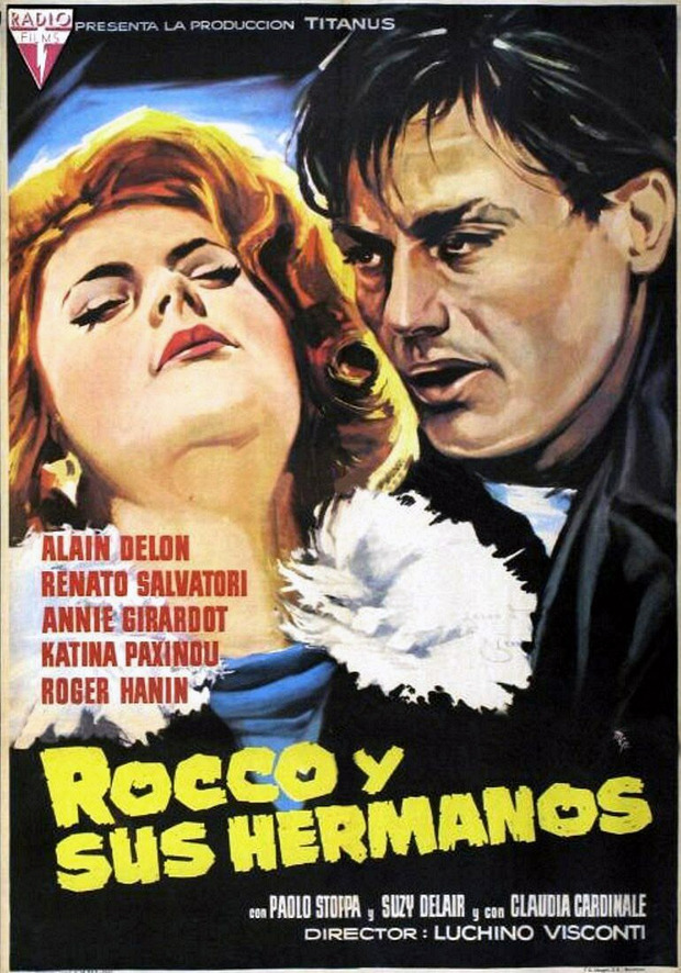 Rocco y sus Hermanos de Visconti en Blu-ray y restaurada a 4K